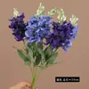Ramo Artificial Estilo Europeo de Jacinto de 5 Ramas Delphinium Arreglo Floral de Mesa para Bodas Fotografía Comercial Materiales Florales Decorativos Venta al por Mayor