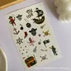 Adesivos de Tatuagem de Transferência de Água Tamanho Médio 10X15Cm Atacado Estilo Praia Impressos Personalizados Adesivos de Desenho Animado para Crianças