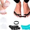 Separador de joanete para pés de homens e mulheres, separador adulto, separador de cinco dedos, cuidado com dedos sobrepostos infantis, pinça