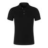 200g, 50 Piezas Hilo Doble Algodón Merceizado Polo de Manga Corta de Cuello Alto, Ropa de Trabajo Corporativa de Verano, Logo Personalizado