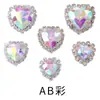 Fábrica en stock suministro directo estilo amor cobre puro vidrio diamante accesorios de diamante cosidos a mano accesorios para el cabello hechos a mano por uno mismo materiales para ropa