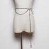 Estilo Novo da Primavera e Verão de 2024 Moda Casual Mais Fácil de Combinar Corrente de Cintura de Metal Feminina Fina Decorativa Suéter Camisa de Pele Vestido