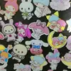 Broche de Acrílico Estrellas Gemelas Harajuku Insignia de Dibujos Animados Accesorios para Bolsos Estilo Carcasa de Teléfono DIY Lazo
