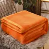 Manta de Felpa de Leche Engrosada Manta de Franela de Color Sólido Cálida para Siesta en la Oficina Manta para Aire Acondicionado Manta de Felpa de Coral