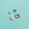 Prata de Lei S925 Espaçador 6mm Listrado Assimétrico Espaçador DIY Pulseira de Contas Cristal Artesanal Acessórios de Contas Espaçadoras para Pulseira