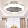 Luz de Ventilador de Techo Transfronteriza con Frecuencia Variable, Luz de Dormitorio Silenciosa con Música y Efectos de Luz de Colores, Luz de Ventilador de Techo con Control Remoto y App