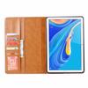 Para Huawei M6 10.8 Cubierta Protectora Plana Tipo Tarjeta Retro M6 8.4 Pulgadas Borde Anticaídas Cubierta de Cuero TPU