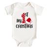 Ropa Navideña para Bebé Transfronteriza, Mameluco de Manga Larga, Body de Manga Corta, Diseños Impresos y Estampados por Calor, Navidad 2027