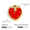 Accesorios de Joyería de Acero Inoxidable Transfronterizos Aceite Goteando Corazón Grande Sombrero de Vaquero Fruta con Diamante Estrella de Mar Colgante para Collar DIY