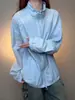 Chaqueta de malla azul transpirable con protección solar para hombres y mujeres, chaqueta de seda de hielo ligera de verano para piel fresca, abrigo para exteriores con protección UV