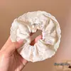 Goma para el pelo de terciopelo Scrunchie Cuerda para el pelo suave para mujer 2026 Nuevo estilo Floral que no daña lazos elásticos para el pelo