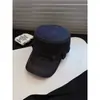Gorra de béisbol de mezclilla de ala plana estilo británico vintage, unisex, estilo ropa de trabajo de otoño, gorra de equitación a la moda y que estiliza el rostro