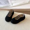 Zapatos Mary Jane cómodos de suela blanda para mujer, combinados con faldas, nuevos de verano 2026, zapatos de ballet poco profundos de encaje retro francés con cordones