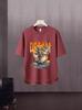 Nueva camiseta de manga corta para hombre, estilo coreano de verano, moderna, sencilla, de media manga, estilo Hong Kong, holgada, informal, de marca.