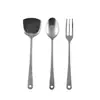 Utensilios de Cocina de Aleación de Aluminio, Espátula para Saltear, Cuchara para Arroz, Tenedor para Carne, Paleta de Cocina, Cuchara de Mesa, Tenedor de Mesa, Cuchara Doméstica, Suministro Directo de Fábrica