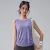 Saída de Praia/Academia Feminina Fina Respirável com Cordão para Yoga, Solta, Valoriza o Corpo, para Corrida, Treinamento, Fitness, Top Outerwear