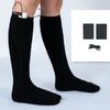 Calcetines térmicos de invierno con carga USB para calentar los pies, de algodón modal grueso, para esquiar y con calefacción eléctrica.