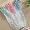 Guantes de Casa de Invierno para Mujer, Terciopelo y Extendido, Caucho para Lavar Platos, Impermeable, Ropa Especial para Lavandería, Cocina Duradero