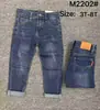 Fabricante Mayorista de Jeans para Niños Transfronterizo Primavera y Otoño Pantalones de Mezclilla para Niños Jeans Versátiles Casuales de Niño Modernos