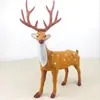 Decorações de Árvore de Natal Veado de Natal Sino Pingente Cordão de Luzes de Estrela LED Arranjo de Decoração de Cena de Natal