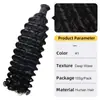 Cabelo Cru Onda Profunda Cabelo Real Cabelo para Aplique Pacote de Cabelo Real Peruca Real Cabelo Humano para Tranças
