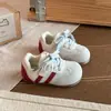 Tênis infantis de mola para primavera e outono para meninas, sapatos antiderrapantes, sapatos esportivos respiráveis de malha, sapatos casuais rosa para meninas