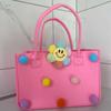 Bolsa de fieltro al por mayor Bola de fieltro Dibujo animado Regalo acompañante Bolso de mano de fieltro Bolsa de compras para llevar a mano Bolsa de regalo logo