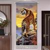 Nuevo Estilo Chino Sala de Estar Pintura de Tigre Entrada del Hogar Pintura Colgante Pintura Decorativa Tigre Bajando la Montaña Oficina Tigre Bajando la Montaña Pintura Tradicional China
