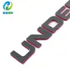 Dongguan Haoye Vestuário Bagagem Feito Sob Medida Camada Dupla Cor Tridimensional Placa Espessa Transferência Térmica Estampagem Dupla Face Ângulo Reto