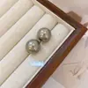 Pendientes de Perla Gris Suave Estilo Francés, Moda Retro, Pendientes Elegantes de Perla Artificial, Accesorios de Nicho Dulces y Delicados