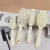 Pente Macio e Sedoso para Cabelos, Pente com Almofada de Ar, Pente para Cabelos Cacheados, Pente Cilíndrico Especial para Mulheres, Pente Massageador Doméstico para Mulheres, Pente de Costelas