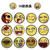 Combinação Criativa Adesivo Espiral Epicface Feito à Mão Adesivo Emoji Rosto Amarelo Famoso na Internet Adesivo para Diário