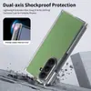 Adequado para Capa de Celular Galaxy Z Trifold, Xadrez Cor Sólida Proteção do Eixo Central Magnético Capa para Celular Samsung Z Fold7