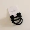 Pacote com 4~Elásticos Coloridos de Alta Qualidade Grau de Exportação, Elásticos Básicos Versáteis de Alta Elasticidade Que Não Danificam o Cabelo, para Mulheres