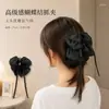 Nuevo Pasador de Pinza para el Cabello de Cinta de Lazo Multicapa Dulce de Gerlin con un Toque de Lujo y Temperamento Elegante para Mujeres, Adecuado para la Parte Posterior de la Cabeza