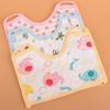 Estrela Infantil Desenho Animado Bebê Babador Impermeável Suprimentos para Mãe e Bebê Babador Quadrado Toalha de Água para Mãos e Boca de Bebê