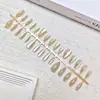 Tiras de Unha Vestíveis Eletrodepositadas Ultravioleta Olho de Gato, 30 Peças, Tiras de Unha Vestíveis Codificadas, Tiras para Atacado, Tiras de Unha Pré-Fabricadas Personalizadas