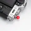 Botón de obturador esférico estilo backpacker, adecuado para botones de liberación de obturador de cámaras Fujifilm, Panasonic y Leica; hecho de cobre puro