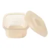 Caja de Almacenamiento para Refrigerador Transparente de Alta Transparencia con Tapa Sellada Grado Alimenticio Crisper de Comida Cuadrado Crisper de Silicona
