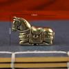 Adornos Retro de Latón Caballo de Guerra que Genera Dinero Nuevo 2026 Caballo del Zodiaco Hogar Sala de Estar Oficina Año del Caballo Adornos de Escritorio