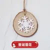 Acessórios DIY de Natal em Madeira Fatias de Madeira de Pinus Natural Porta-Copos com Anéis de Árvore Ornamentos de Madeira Vintage Fatias de Madeira Crua