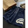 Pantalones Deportivos Bordados Estampados Retro Hip-Hop Americano para Hombres y Mujeres, Nueva Marca de Moda Primavera y Verano Holgados Casuales Versátiles Largos