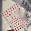Pegatinas Tomoni para decoración de uñas en relieve Pegatinas japonesas populares para uñas de teléfono móvil Decoraciones de arte de uñas serie de frutas de verano