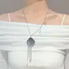 Colar Novo de Verão com Estrela-do-Mar, Concha e Franja Corrente Longa para Clavícula Estilo Ins Colar Simples de Nicho