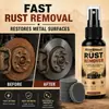 KineShineX Limpiador de Óxido Multiusos Spray Limpiador de Óxido Metálico para Discos de Freno de Coche, Herramientas, Tornillos, Ferretería
