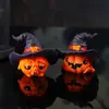 Transfronterizo Nuevo Festival de Fantasmas de Halloween Sombrero Mágico Hombre Calabaza Adornos Decorativos Cráneo Candelabro Pequeños Muebles de Escritorio Regalos