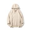 Suéter con capucha de algodón peinado pesado color verde aguacate de otoño con forro polar Sudadera verde matcha para mujer Sudadera verde claro Primavera y Otoño