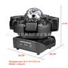 Luz de Cabeça Móvel King Kong de Seis Braços Transfronteiriça LED Tingimento Strobe Beam Iluminação de Palco Bar Ktv Sala Luz de Efeito