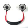 Ventilador de pescoço pequeno para pendurar transfronteiriço, ventilador esportivo preguiçoso ao ar livre, portátil, terceira geração, ventilador pequeno com aromaterapia preguiçosa para pendurar no pescoço
