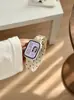 Pulseira de Relógio Fina com Malha de Estrela e Fecho Magnético Compatível com Apple Watch iwatch Séries 1/2/11/10 Ultra/SE9/8